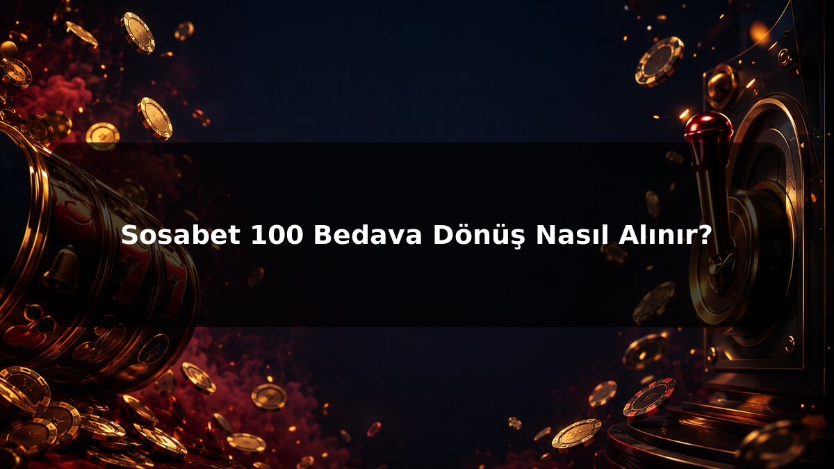 Sosabet 100 Bedava Dönüş Nasıl Alınır konulu Sosabet görseli