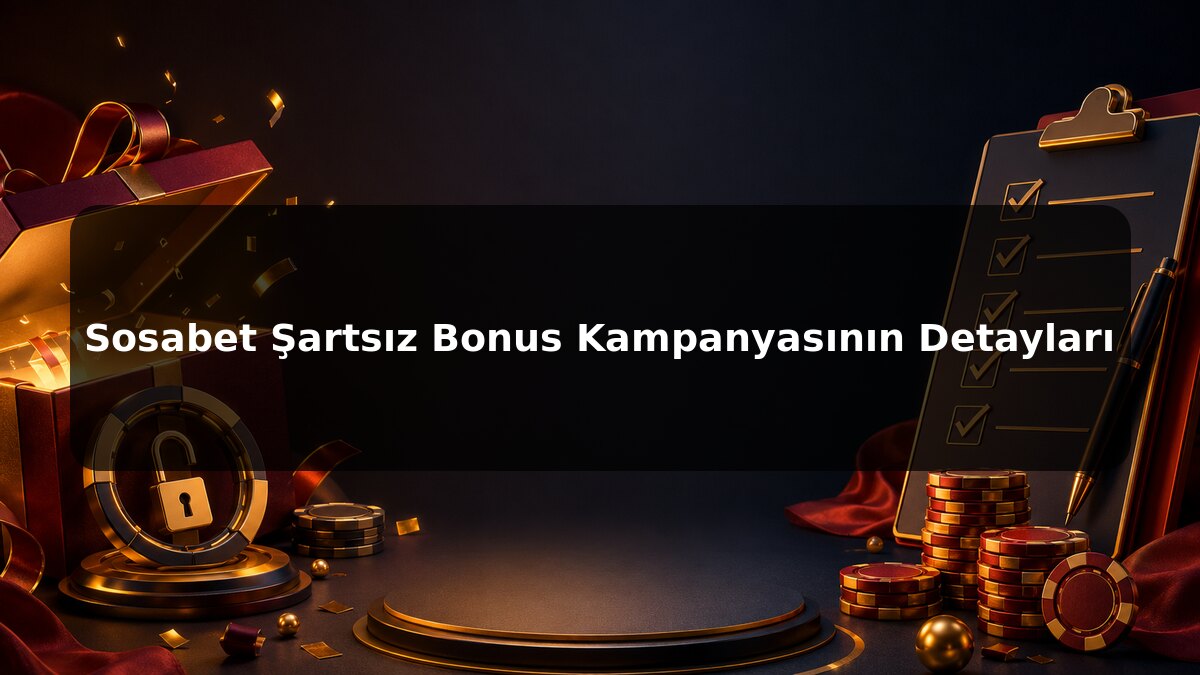 Sosabet Şartsız Bonus Kampanyasının Detayları konulu Sosabet görseli